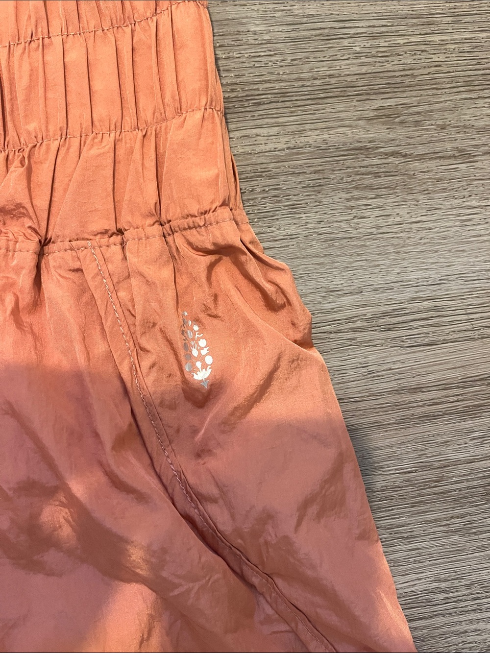 FP movement Women's High-Waist Performance Shorts - Peach - Picture 2 of 4